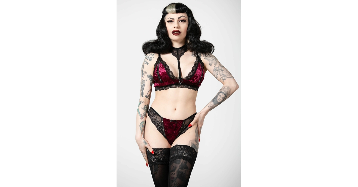 Soutien Gorge Killstar Gothique Romantique Pin Stuck Vetements Lingerie belldandy